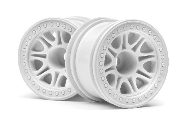 HPI Split 8 Truck Wheel (White/2Pcs) i gruppen LEGETØJ, BØRN & BABY / Radiostyrede / Reservedele & Ekstra Tilbehør / HPI / Fælge / Offroad hos TP E-commerce Nordic AB (A02561)