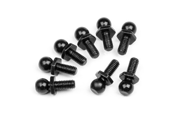 HPI Low Profile Ball Stud 4.8X12Mm (8Pcs) i gruppen LEGETØJ, BØRN & BABY / Radiostyrede / Reservedele & Ekstra Tilbehør / HPI / Skruer / Befæstning / Kugleled hos TP E-commerce Nordic AB (A02629)