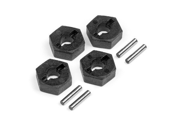 HPI 12Mm Wheel Hex Hub Set (4Pcs) i gruppen LEGETØJ, BØRN & BABY / Radiostyrede / Reservedele & Ekstra Tilbehør / HPI / Reservedele & Tuning / Drivliner hos TP E-commerce Nordic AB (A02651)