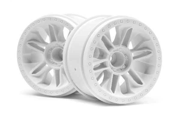 HPI 6-Shot St Wheel (White/2Pcs) i gruppen LEGETØJ, BØRN & BABY / Radiostyrede / Reservedele & Ekstra Tilbehør / HPI / Fælge / Offroad hos TP E-commerce Nordic AB (A02747)