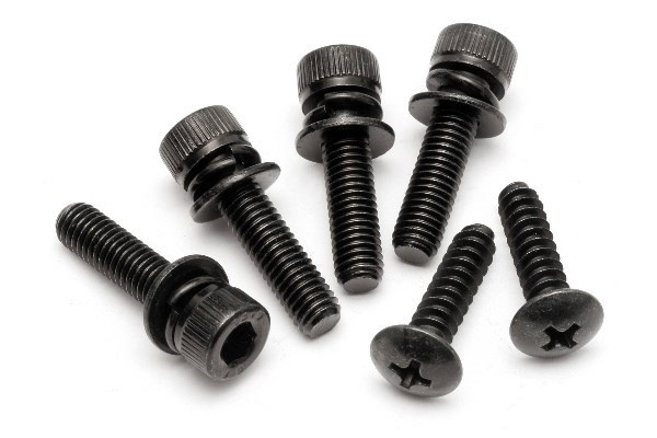 HPI Flywheel Cover Screw Set i gruppen LEGETØJ, BØRN & BABY / Radiostyrede / Reservedele & Ekstra Tilbehør / HPI / Motorer / Reservedele til bensinmotorer hos TP E-commerce Nordic AB (A02952)