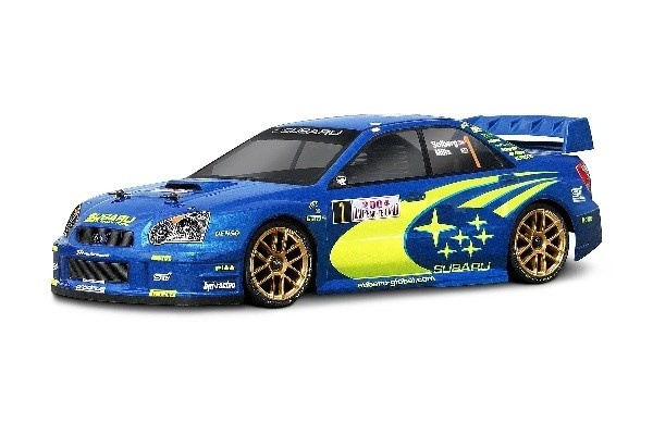 HPI Subaru Impreza Wrc 2004 Monte C Body 190Mm/Wb255Mm i gruppen LEGETØJ, BØRN & BABY / Radiostyrede / Reservedele & Ekstra Tilbehør / HPI / Car Bodies og tilbehør / Onroad Body (Transparent) hos TP E-commerce Nordic AB (A02998)