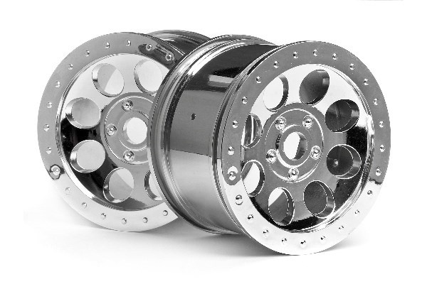 HPI Mag-8 Wheel Chrome (83X56Mm/2Pcs) i gruppen LEGETØJ, BØRN & BABY / Radiostyrede / Reservedele & Ekstra Tilbehør / HPI / Fælge / Offroad hos TP E-commerce Nordic AB (A03047)