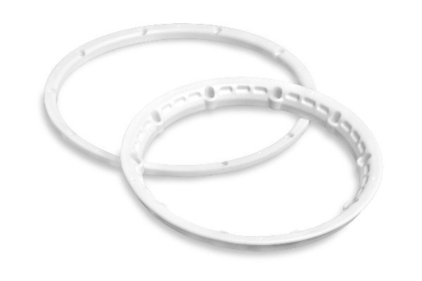 HPI Heavy Duty Wheel Bead Lock Rings White/For 2 Whl i gruppen LEGETØJ, BØRN & BABY / Radiostyrede / Reservedele & Ekstra Tilbehør / HPI / Fælge / Offroad hos TP E-commerce Nordic AB (A03061)