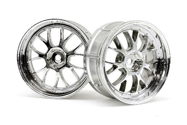 HPI Lp29 Lm-R Wheel Chrome (2Pcs) i gruppen LEGETØJ, BØRN & BABY / Radiostyrede / Reservedele & Ekstra Tilbehør / HPI / Fælge / Onroad hos TP E-commerce Nordic AB (A03104)