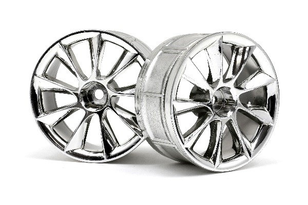 HPI Lp29 Wheel Atg Rs8 Chrome (2Pcs) i gruppen LEGETØJ, BØRN & BABY / Radiostyrede / Reservedele & Ekstra Tilbehør / HPI / Fælge / Onroad hos TP E-commerce Nordic AB (A03107)