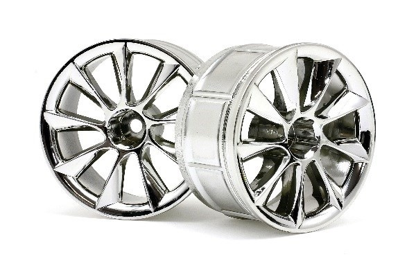 HPI Lp32 Wheel Atg Rs8 Chrome (2Pcs) i gruppen LEGETØJ, BØRN & BABY / Radiostyrede / Reservedele & Ekstra Tilbehør / HPI / Fælge / Onroad hos TP E-commerce Nordic AB (A03108)