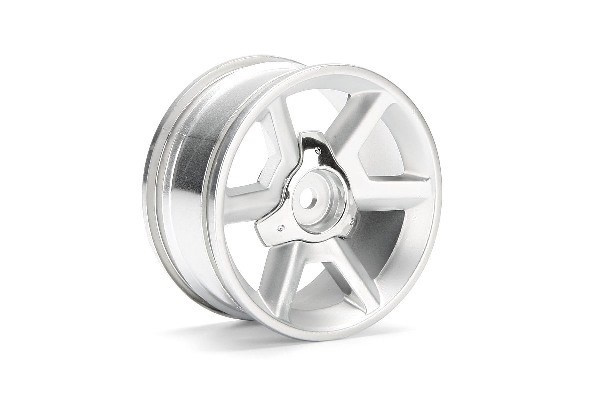 HPI GT Wheel Silver (6Mm Offset/2Pcs) i gruppen LEGETØJ, BØRN & BABY / Radiostyrede / Reservedele & Ekstra Tilbehør / HPI / Fælge / Onroad hos TP E-commerce Nordic AB (A03116)