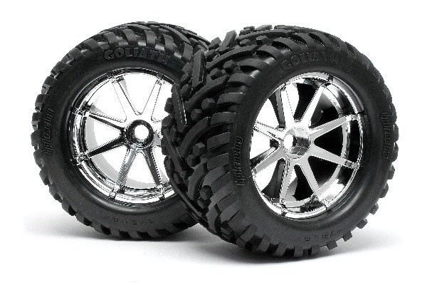 HPI Mounted Goliath Tire 178X97Mm On Blast Wheel Crm i gruppen LEGETØJ, BØRN & BABY / Radiostyrede / Reservedele & Ekstra Tilbehør / HPI / Dæk og fælge hos TP E-commerce Nordic AB (A03195)