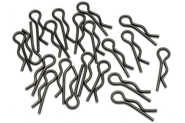 HPI Body Clip (8Mm/Black/20Pcs) i gruppen LEGETØJ, BØRN & BABY / Radiostyrede / Reservedele & Ekstra Tilbehør / HPI / Skruer / Befæstning / Body clips hos TP E-commerce Nordic AB (A03245)