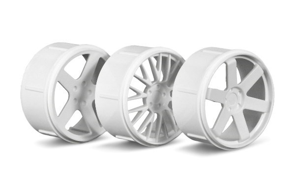 HPI Wheel Set (White/Micro) i gruppen LEGETØJ, BØRN & BABY / Radiostyrede / Reservedele & Ekstra Tilbehør / HPI / Fælge / Onroad hos TP E-commerce Nordic AB (A03459)