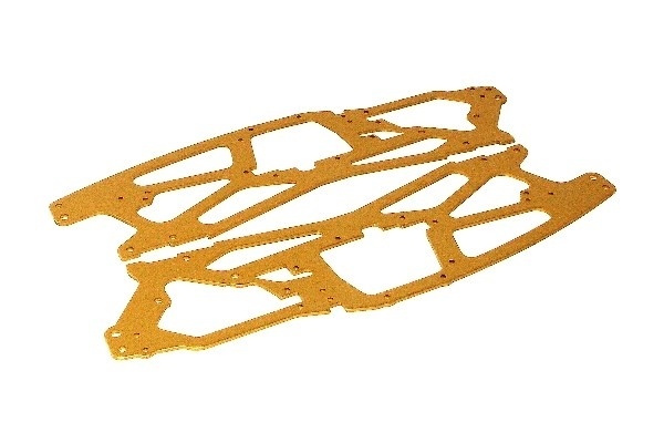 HPI Main Chassis 2.5Mm (Gold/2Pcs) i gruppen LEGETØJ, BØRN & BABY / Radiostyrede / Reservedele & Ekstra Tilbehør / HPI / Reservedele & Tuning / Kabinet dele hos TP E-commerce Nordic AB (A03466)