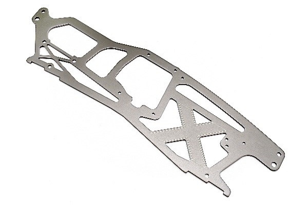 HPI Main Chassis 2.5Mm (Savage X/Grey/Right i gruppen LEGETØJ, BØRN & BABY / Radiostyrede / Reservedele & Ekstra Tilbehør / HPI / Reservedele & Tuning / Kabinet dele hos TP E-commerce Nordic AB (A03473)