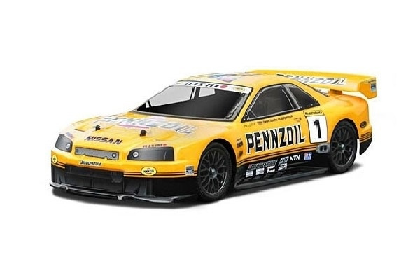 HPI Nissan Skyline R34 Gt-R Gt Body (200Mm) i gruppen LEGETØJ, BØRN & BABY / Radiostyrede / Reservedele & Ekstra Tilbehør / HPI / Car Bodies og tilbehør / Onroad Body (Transparent) hos TP E-commerce Nordic AB (A03487)