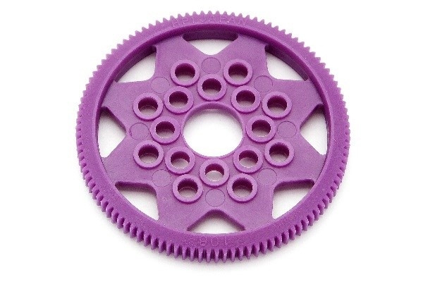 HPI Spur Gear 106 Tooth (64 Pitch / 0.4M)(W/O Balls) i gruppen LEGETØJ, BØRN & BABY / Radiostyrede / Reservedele & Ekstra Tilbehør / HPI / Reservedele & Tuning / Drev hos TP E-commerce Nordic AB (A03518)