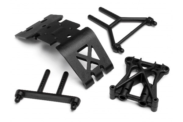 HPI Skid Plate/Shock Tower Set i gruppen LEGETØJ, BØRN & BABY / Radiostyrede / Reservedele & Ekstra Tilbehør / HPI / Reservedele & Tuning / Kabinet dele hos TP E-commerce Nordic AB (A03557)