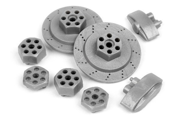 HPI Hex Hub Set i gruppen LEGETØJ, BØRN & BABY / Radiostyrede / Reservedele & Ekstra Tilbehør / HPI / Reservedele & Tuning / Drivliner hos TP E-commerce Nordic AB (A03743)