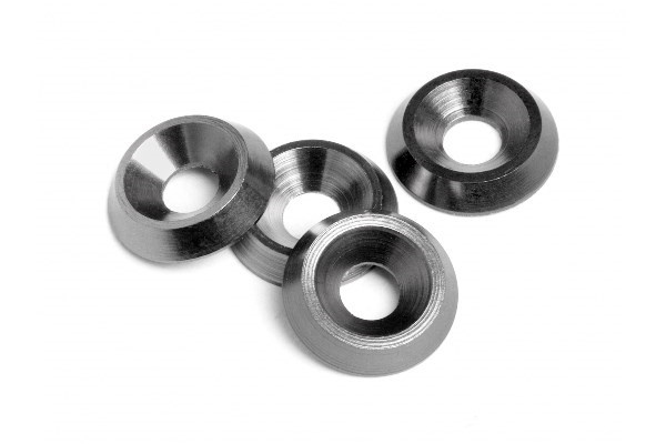 HPI Cone Washer 3X9X2Mm (Gunmetal/4Pcs) i gruppen LEGETØJ, BØRN & BABY / Radiostyrede / Reservedele & Ekstra Tilbehør / HPI / Skruer / Befæstning / Skiver hos TP E-commerce Nordic AB (A04176)