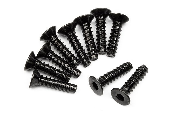 HPI Tp. Flat Head Screw M3X12Mm (Hex Socket/10Pcs) i gruppen LEGETØJ, BØRN & BABY / Radiostyrede / Reservedele & Ekstra Tilbehør / HPI / Skruer / Befæstning / Skruer hos TP E-commerce Nordic AB (A04216)