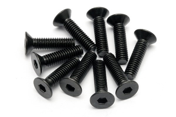 HPI Flat Head Screw M4X15Mm (Hex Socket/10Pcs) i gruppen LEGETØJ, BØRN & BABY / Radiostyrede / Reservedele & Ekstra Tilbehør / HPI / Skruer / Befæstning / Skruer hos TP E-commerce Nordic AB (A04231)