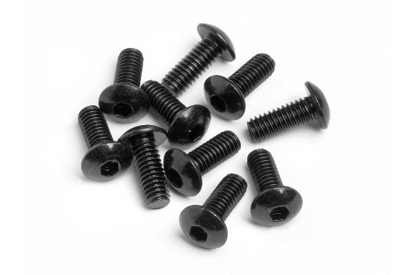 Knaphovedskrue M4X10Mm (sekskantet sokkel/10 stk.) i gruppen LEGETØJ, BØRN & BABY / Radiostyrede / Reservedele & Ekstra Tilbehør / HPI / Skruer / Befæstning / Skruer hos TP E-commerce Nordic AB (A04234)