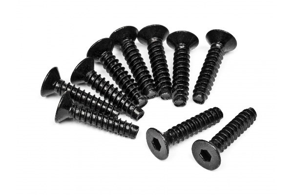 HPI TP. Flat Head Screw M4X18mm (Hex Socket/10pcs) i gruppen LEGETØJ, BØRN & BABY / Radiostyrede / Reservedele & Ekstra Tilbehør / HPI / Skruer / Befæstning / Skruer hos TP E-commerce Nordic AB (A04238)