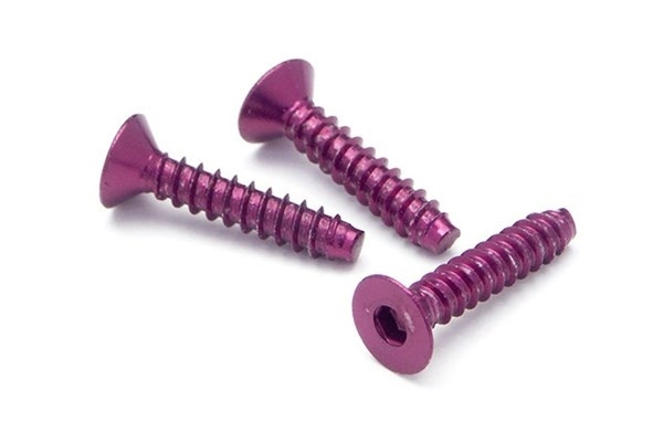 HPI Alu Tp Flat Hd Screw 3 X15Mm Hex Socket/Purple/5Pc i gruppen LEGETØJ, BØRN & BABY / Radiostyrede / Reservedele & Ekstra Tilbehør / HPI / Skruer / Befæstning / Skruer hos TP E-commerce Nordic AB (A04343)