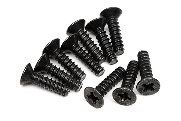 HPI Tp. Flat Head Screw M3X12Mm (10Pcs) i gruppen LEGETØJ, BØRN & BABY / Radiostyrede / Reservedele & Ekstra Tilbehør / HPI / Skruer / Befæstning / Skruer hos TP E-commerce Nordic AB (A04460)