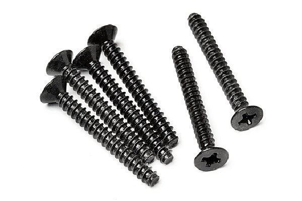 HPI Tp. Flat Head Screw M3X25Mm (6Pcs) i gruppen LEGETØJ, BØRN & BABY / Radiostyrede / Reservedele & Ekstra Tilbehør / HPI / Skruer / Befæstning / Skruer hos TP E-commerce Nordic AB (A04464)