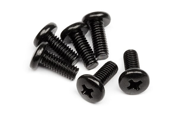 HPI Binder Head Screw M4X10Mm (6Pcs) i gruppen LEGETØJ, BØRN & BABY / Radiostyrede / Reservedele & Ekstra Tilbehør / HPI / Skruer / Befæstning / Skruer hos TP E-commerce Nordic AB (A04469)