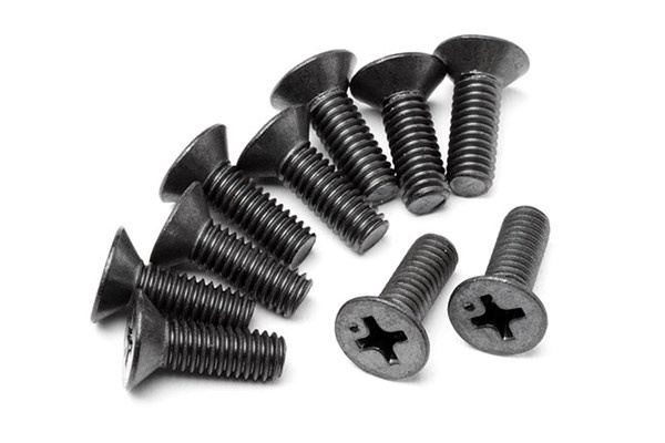 HPI Flat Head Screw M4X12Mm (6Pcs) i gruppen LEGETØJ, BØRN & BABY / Radiostyrede / Reservedele & Ekstra Tilbehør / HPI / Skruer / Befæstning / Skruer hos TP E-commerce Nordic AB (A04472)