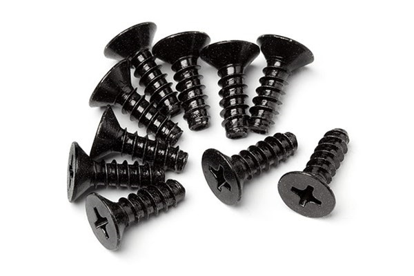 HPI Tp Flat Head Screw M4 X 12Mm (10Pcs) i gruppen LEGETØJ, BØRN & BABY / Radiostyrede / Reservedele & Ekstra Tilbehør / HPI / Skruer / Befæstning / Skruer hos TP E-commerce Nordic AB (A04475)