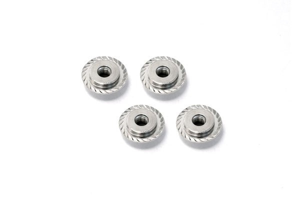 HPI Flanged Lock Nut M5X8Mm (Silver/4Pcs) i gruppen LEGETØJ, BØRN & BABY / Radiostyrede / Reservedele & Ekstra Tilbehør / HPI / Skruer / Befæstning / Møtrikker hos TP E-commerce Nordic AB (A04487)