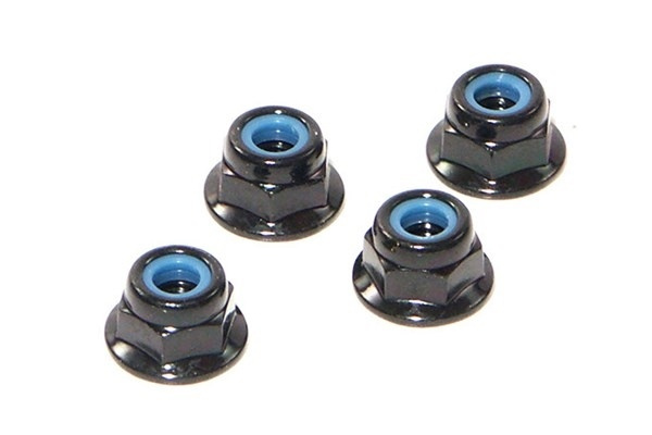 HPI Flange Lock Nut M4 (4 Pcs) i gruppen LEGETØJ, BØRN & BABY / Radiostyrede / Reservedele & Ekstra Tilbehør / HPI / Skruer / Befæstning / Møtrikker hos TP E-commerce Nordic AB (A04491)