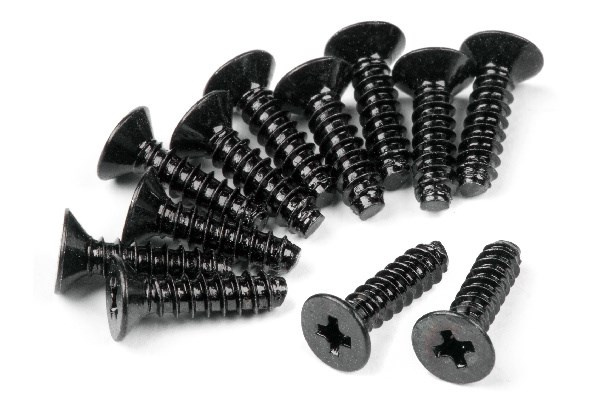 HPI TP FLAT HEAD SCREW M2.6X10MM (12PCS) i gruppen LEGETØJ, BØRN & BABY / Radiostyrede / Reservedele & Ekstra Tilbehør / HPI / Skruer / Befæstning / Skruer hos TP E-commerce Nordic AB (A04546)