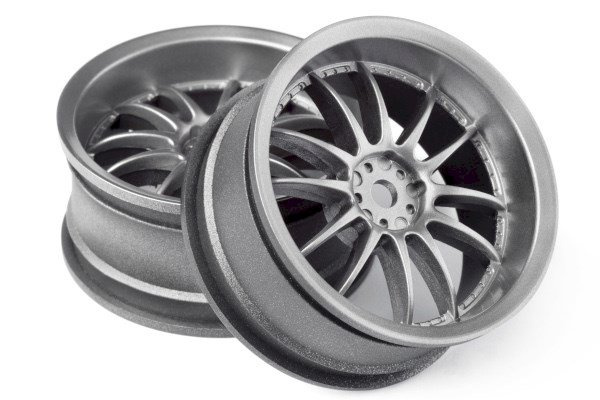 HPI WORK XSA 02C WHEEL 26MM LIGHT GUNMENTAL (3MM/2PCS) i gruppen LEGETØJ, BØRN & BABY / Radiostyrede / Reservedele & Ekstra Tilbehør / HPI / Fælge / Onroad hos TP E-commerce Nordic AB (A04556)