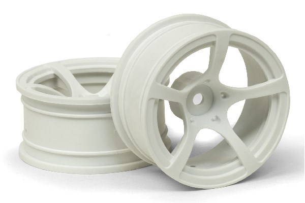 HPI D5 WHEEL WHITE (9MM/2PCS) i gruppen LEGETØJ, BØRN & BABY / Radiostyrede / Reservedele & Ekstra Tilbehør / HPI / Fælge / Onroad hos TP E-commerce Nordic AB (A04557)