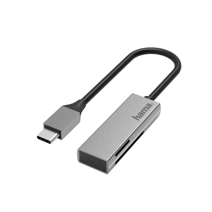 Hama Kortlæser USB-C 3.0 i gruppen HJEMMEELEKTRONIK / Lagringsmedier / Hukommelseskortlæser hos TP E-commerce Nordic AB (A04795)