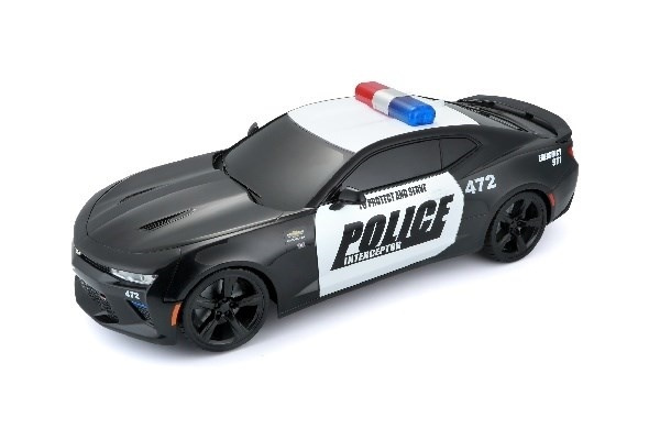 MAISTO R/C Police Car-Chevrolet Camaro R/C 1:14 27/40Mhz i gruppen LEGETØJ, BØRN & BABY / Radiostyrede / Radiostyrede biler hos TP E-commerce Nordic AB (A05073)