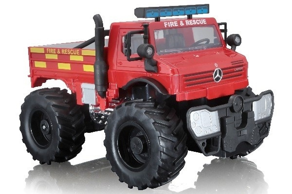 MAISTO R/C M-B U5000 Unimog (Fire Rescue) R/C 1:16 27Mhz i gruppen LEGETØJ, BØRN & BABY / Radiostyrede / Radiostyrede biler hos TP E-commerce Nordic AB (A05091)