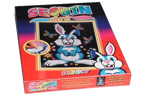 Sequin Art Binky the Bunny 25x34cm i gruppen SPORT, FRITID & HOBBY / Hobby / Mal & Tegn / Diamond maling hos TP E-commerce Nordic AB (A05153)