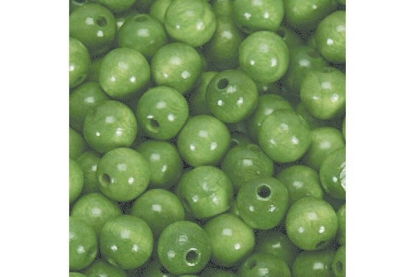 Træperler 5mm 1000 stk grøn i gruppen SPORT, FRITID & HOBBY / Hobby / Perler / Træperler hos TP E-commerce Nordic AB (A05265)
