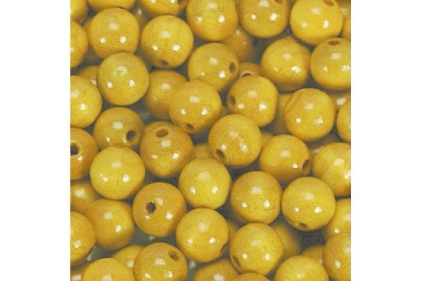 Træperler 8mm 1000 stk gul i gruppen SPORT, FRITID & HOBBY / Hobby / Perler / Træperler hos TP E-commerce Nordic AB (A05270)