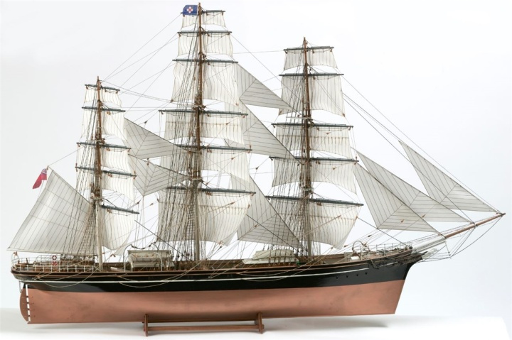 Billing Boats 1:75 Cutty Sark -Wooden hull i gruppen SPORT, FRITID & HOBBY / Hobby / Træmodeller / Skib hos TP E-commerce Nordic AB (A05412)