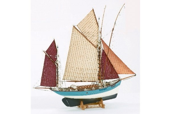 Billing Boats 1:50 Marie Jeanne -Wooden hull i gruppen SPORT, FRITID & HOBBY / Hobby / Træmodeller / Skib hos TP E-commerce Nordic AB (A05416)