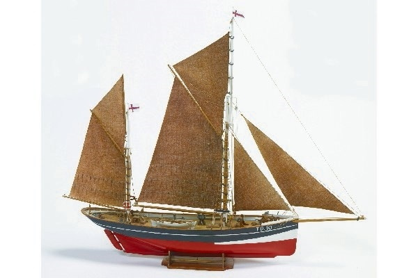 Billing Boats 1:50 FD 10 Yawl -Wooden hull i gruppen SPORT, FRITID & HOBBY / Hobby / Træmodeller / Skib hos TP E-commerce Nordic AB (A05428)