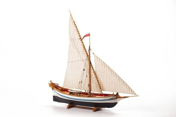 Billing Boats 1:80 LE MARTEGAOU - Wooden hull i gruppen SPORT, FRITID & HOBBY / Hobby / Træmodeller / Skib hos TP E-commerce Nordic AB (A05438)