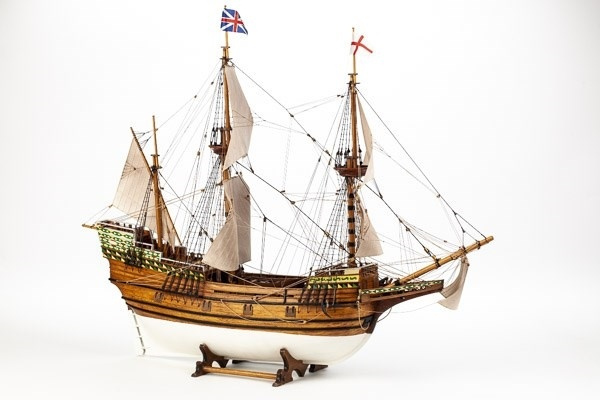 Billing Boats 1:60 Mayflower -Wooden hull i gruppen SPORT, FRITID & HOBBY / Hobby / Træmodeller / Skib hos TP E-commerce Nordic AB (A05448)