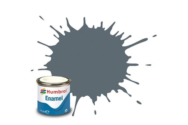 Paint enamel gloss 14 ml dark ad grey i gruppen SPORT, FRITID & HOBBY / Hobby / Hobbyfarver / Humbrol / Oliebaseret hos TP E-commerce Nordic AB (A05496)