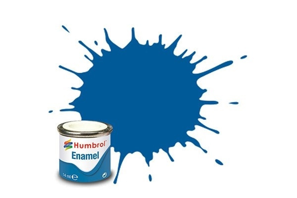 Paint enamel gloss 14 ml french blue i gruppen SPORT, FRITID & HOBBY / Hobby / Hobbyfarver / Humbrol / Oliebaseret hos TP E-commerce Nordic AB (A05502)